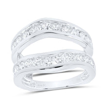 Load image into Gallery viewer, 14K White Gold Diamond Enhancer Ring 1 1/2 Cttw - Splendid Jewellery