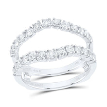 Load image into Gallery viewer, 14K White Gold Diamond Enhancer Ring 1 Cttw - Splendid Jewellery