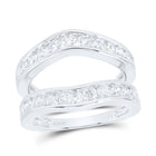 14K White Gold Diamond Enhancer Ring 2 Cttw - Splendid Jewellery
