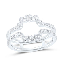 Load image into Gallery viewer, 14K White Gold Diamond Enhancer Ring 3/4 Cttw - Splendid Jewellery