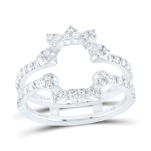 Load image into Gallery viewer, 14K White Gold Diamond Enhancer Ring 5/8 Cttw - Splendid Jewellery