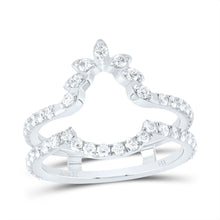 Load image into Gallery viewer, 14K White Gold Diamond Enhancer Ring 7/8 Cttw - Splendid Jewellery