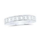 14K White Gold Diamond Fashion Baguette Ring 1/3 Cttw - Splendid Jewellery