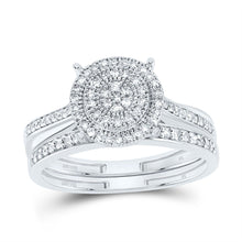 Load image into Gallery viewer, 14K White Gold Diamond Fashion Bridal Set 1/3 Cttw - Splendid Jewellery