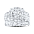 14K White Gold Diamond Fashion Bridal Set 2 1/4 Cttw - Splendid Jewellery