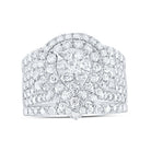 14K White Gold Diamond Fashion Bridal Set 2 3/4 Cttw - Splendid Jewellery