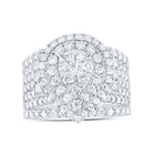 14K White Gold Diamond Fashion Bridal Set 2 3/4 Cttw - Splendid Jewellery