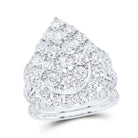 14K White Gold Diamond Fashion Bridal Set 7 Cttw - Splendid Jewellery