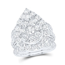Load image into Gallery viewer, 14K White Gold Diamond Fashion Bridal Set 7 Cttw - Splendid Jewellery