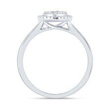 Load image into Gallery viewer, 14K White Gold Diamond Fashion Heart Ring 1/3 Cttw - Splendid Jewellery