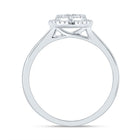 14K White Gold Diamond Fashion Heart Ring 1/3 Cttw - Splendid Jewellery