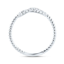 Load image into Gallery viewer, 14K White Gold Diamond Fashion Infinity Ring 1/5 Cttw - Splendid Jewellery