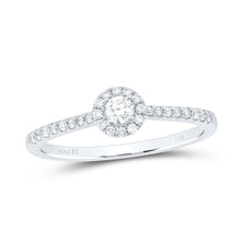Load image into Gallery viewer, 14K White Gold Diamond Fashion Promise Ring 1/4 Cttw - Splendid Jewellery