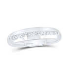 14K White Gold Diamond Fashion Trio Ring Set 1/4 Cttw - Splendid Jewellery