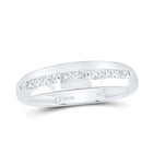 14K White Gold Diamond Fashion Trio Ring Set 1/4 Cttw - Splendid Jewellery