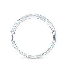 Load image into Gallery viewer, 14K White Gold Diamond Men's Machine Set Band 1/4 Cttw - Splendid Jewellery