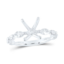 Load image into Gallery viewer, 14K White Gold Diamond Semi Mount Bridal Ring 3/4 Cttw - Splendid Jewellery
