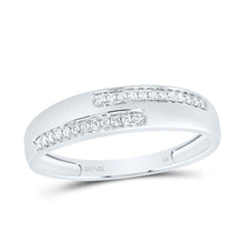 Load image into Gallery viewer, 14K White Gold Diamond Square Trio Ring Set 5/8 Cttw - Splendid Jewellery