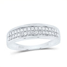 14K White Gold Diamond Trio Ring Set 1 Cttw - Splendid Jewellery