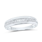 14K White Gold Diamond Trio Ring Set 1/2 Cttw - Splendid Jewellery