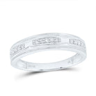 14K White Gold Diamond Trio Ring Set 1/2 Cttw - Splendid Jewellery