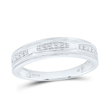 Load image into Gallery viewer, 14K White Gold Diamond Trio Ring Set 1/2 Cttw - Splendid Jewellery