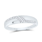 14K White Gold Diamond Trio Ring Set 5/8 Cttw - Splendid Jewellery