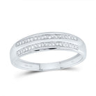 14K White Gold Diamond Trio Ring Set 5/8 Cttw - Splendid Jewellery