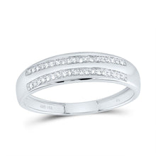 Load image into Gallery viewer, 14K White Gold Diamond Trio Ring Set 5/8 Cttw - Splendid Jewellery