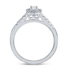 14K White Gold Emerald Diamond Women's Emerald Solitaire Bridal Wedding Engagement Ring (Certified) 1/2 Cttw - Splendid Jewellery