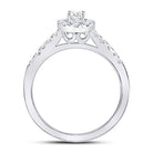 14K White Gold Oval Diamond Solitaire Bridal Wedding Engagement Ring (Certified) 1/2 Cttw - Splendid Jewellery