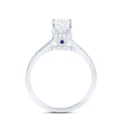14K White Gold Princess Diamond Engagement Ring 1 Cttw - Splendid Jewellery