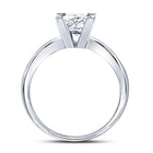 14K White Gold Princess Diamond Solitaire Certified Bridal Wedding Engagement Ring 1 Cttw - Splendid Jewellery