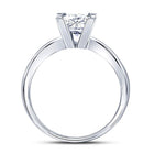 14K White Gold Princess Diamond Solitaire Certified Bridal Wedding Engagement Ring 1 Cttw - Splendid Jewellery