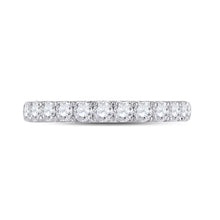 Load image into Gallery viewer, 14K White Gold Round Diamond Fashion Women's Band 1 1/2 Cttw - Splendid Jewellery