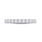 14K White Gold Round Diamond Fashion Women's Band 1 1/2 Cttw - Splendid Jewellery
