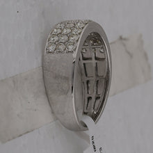 Load image into Gallery viewer, 14K White Gold Round Diamond Mens Band 1 3/8 Cttw - Splendid Jewellery