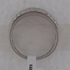 14K White Gold Round Diamond Mens Band 1 3/8 Cttw - Splendid Jewellery