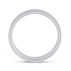 14K White Gold Round Diamond Men's Single Row Wedding Band Ring 1/4 Cttw - Splendid Jewellery