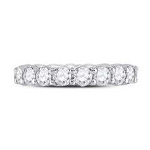 Load image into Gallery viewer, 14K White Gold Round Diamond Women's Classic Eternity Ring 27/8 Cttw - Splendid Jewellery