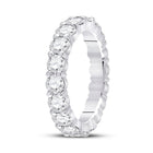 14K White Gold Round Diamond Women's Classic Eternity Ring 27/8 Cttw - Splendid Jewellery
