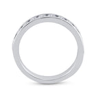 14K White Gold Round Diamond Women's Machine Set Wedding Channel Band 3/4 Cttw - Splendid Jewellery