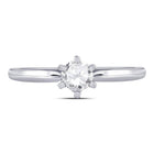 14K White Gold Round Diamond Women's Solitaire Bridal Wedding Engagement Ring 1/2 Cttw - Splendid Jewellery