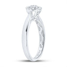 14K White Gold Round Diamond Women's Solitaire Bridal Wedding Engagement Ring 1/2 Cttw - Splendid Jewellery