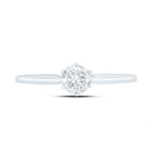 14K White Gold Round Diamond Women's Solitaire Bridal Wedding Engagement Ring 3/8 Cttw - Splendid Jewellery