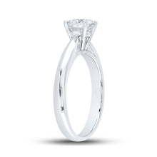 Load image into Gallery viewer, 14K White Gold Round Diamond Women's Solitaire Bridal Wedding Engagement Ring (Certified) 1 Cttw - Splendid Jewellery