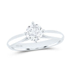 14K White Gold Round Diamond Women's Solitaire Bridal Wedding Engagement Ring (Certified) 1 Cttw - Splendid Jewellery