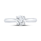 14K White Gold Round Diamond Women's Solitaire Bridal Wedding Engagement Ring (Certified) 1 Cttw - Splendid Jewellery