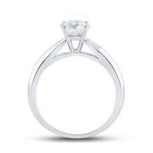 Load image into Gallery viewer, 14K White Gold Round Diamond Women's Solitaire Bridal Wedding Engagement Ring (Certified) 1 Cttw - Splendid Jewellery