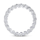 14K White Gold Round Diamond Women's Timeless Eternity Ring 2 Cttw - Splendid Jewellery